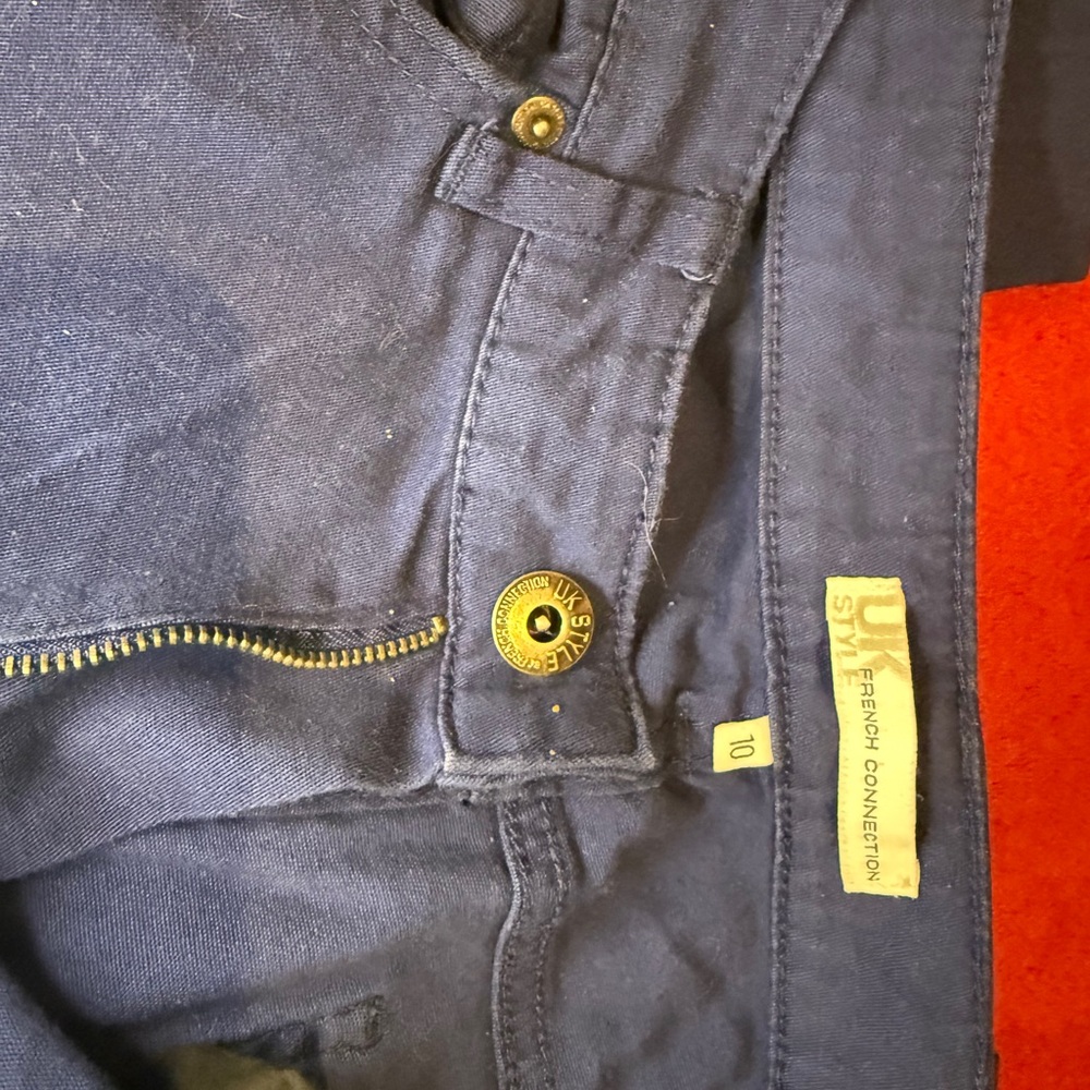 French Connection Straight Leg Jeans - Dark Blue